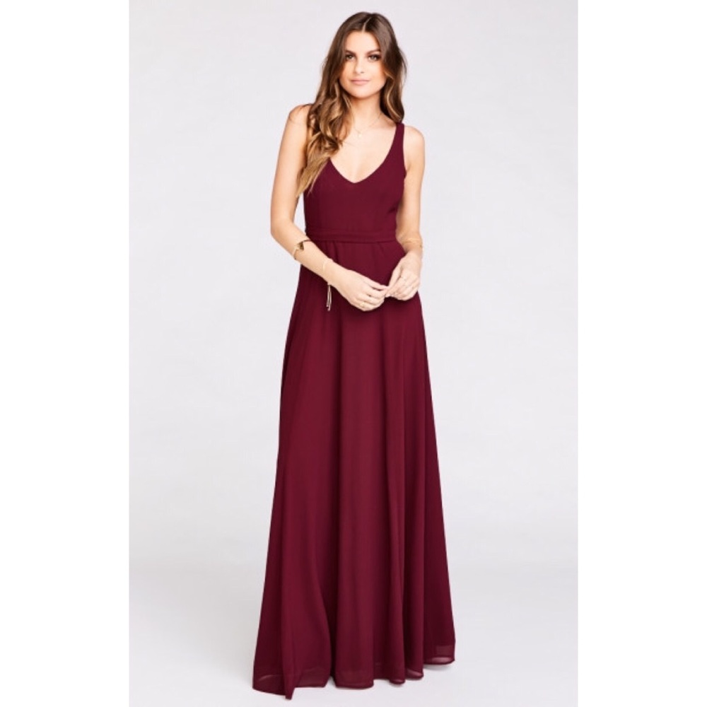 NWOT show me your mumu Jenn merlot chiffon
